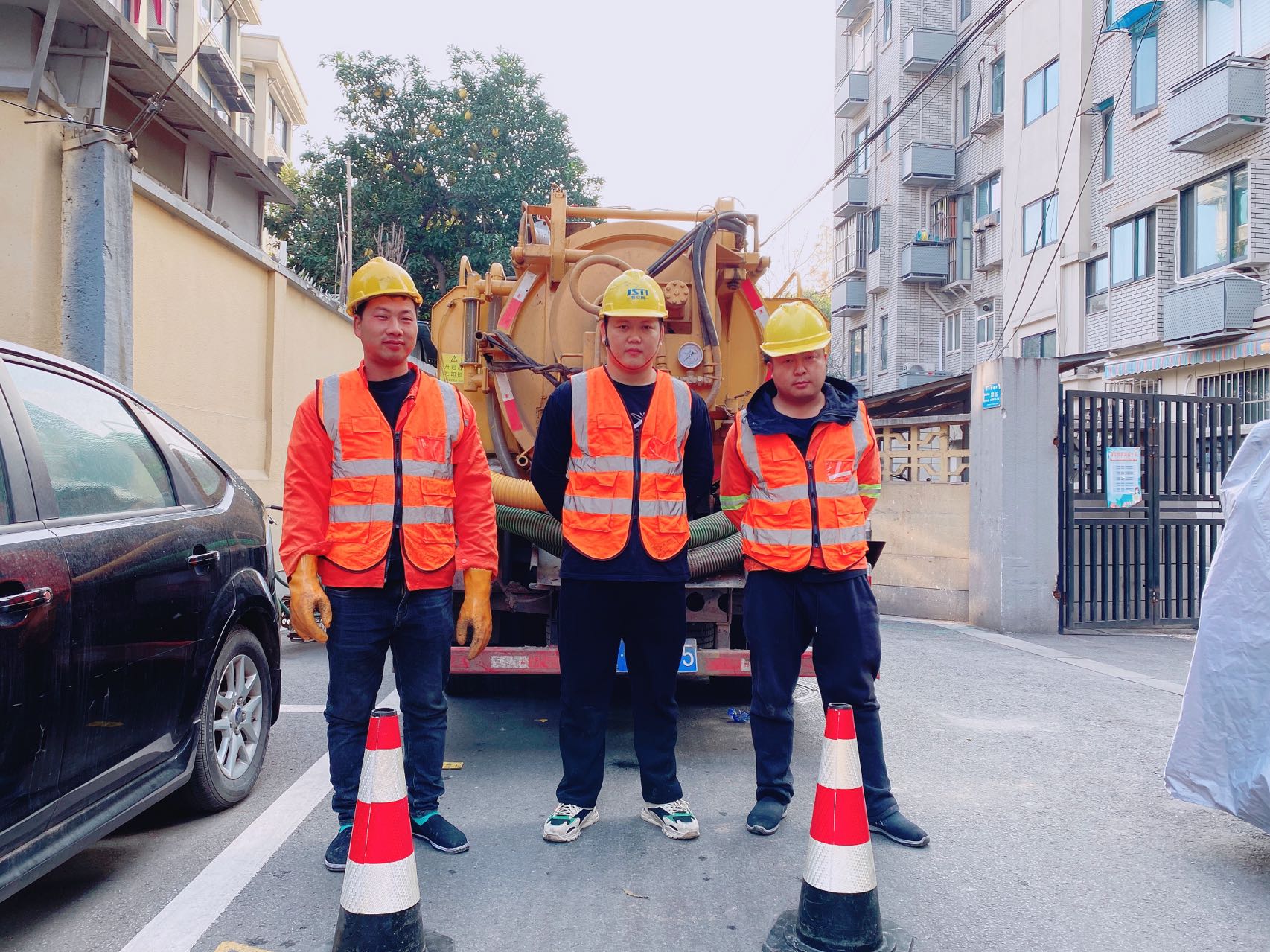 五台山南京某小区管道清淤检测施工